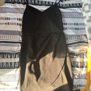 Black mini dress